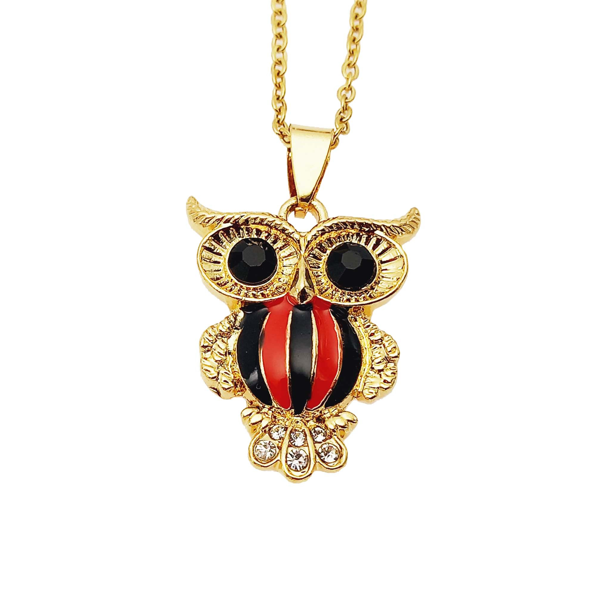 گردنبند دخترانه طرح جغد مدل 233GAD گردنبند دخترانه طرح جغد مدل 233GAD