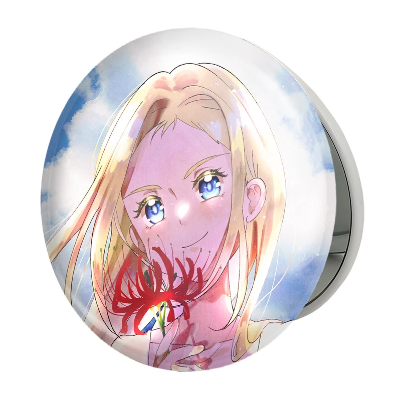 آینه جیبی خندالو طرح اوشیو انیمه سامر تایم رندرینگ SUMMER TIME RENDERING مدل تاشو کد 22271 