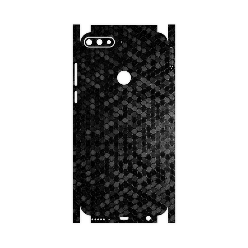 برچسب پوششی ماهوت مدل Honey-Comb-Circle-FullSkin مناسب برای گوشی موبایل هواوی Y7 Prime 2018