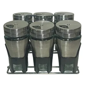 ست جای ادویه 7 پارچه کاپریس مدل پارادایس کد GSS6
