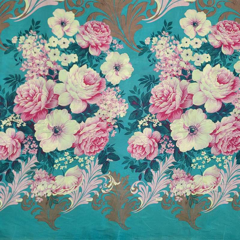 پارچه ملحفه سندس مدل زنبق کد F491