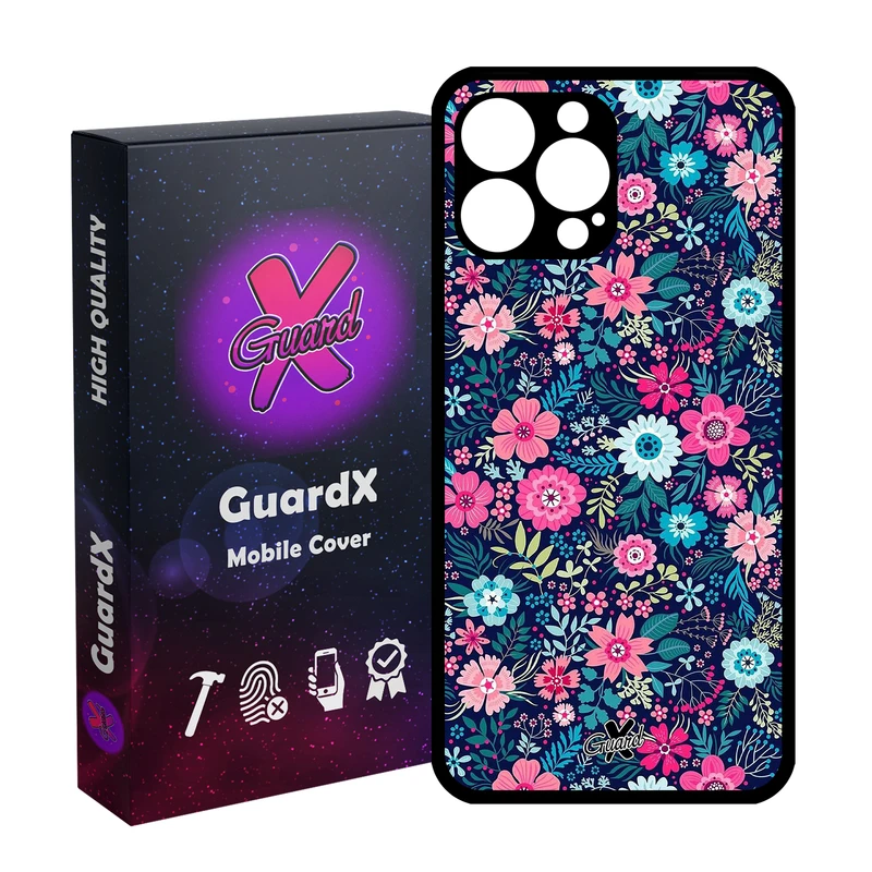 کاور گارد ایکس طرح Flower مدل Glass10210 مناسب برای گوشی موبایل اپل iPhone 12 Pro Max