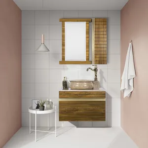 ست کابینت و روشویی تجسم مدل DZ آنتیک به همراه آینه و باکس