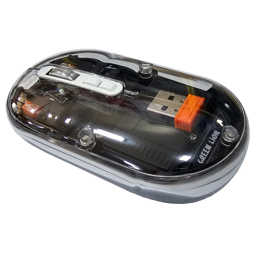 ماوس بی سیم گرین لاین مدل Transparent Mouse Lite