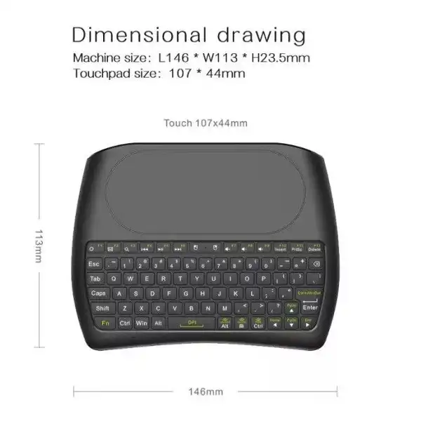 کیبورد بلوتوثی مدل D8