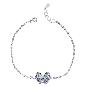    دستبند نقره زنانه بازرگانی میلادی کد DP_350