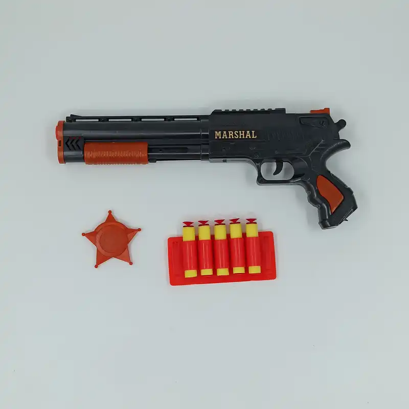 تفنگ بازی شاتگان مدل MARSHAL کد 11010 مجموعه 3 عددی