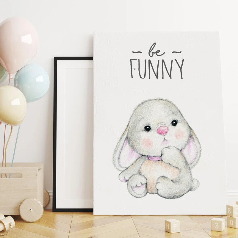 تابلو شاسی کودک سالی وود مدل خرگوش دانا کد T170324