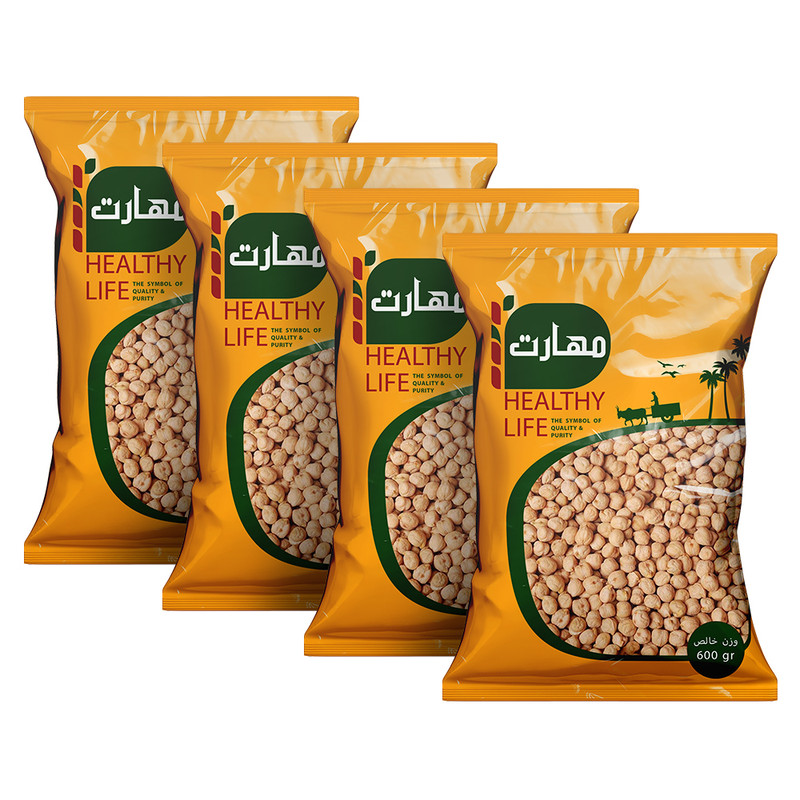 نخود مهارت - 600 گرم بسته 4 عددی