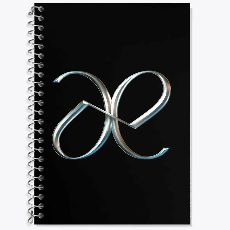 دفتر زبان 50 برگ خندالو مدل دو خط طرح گروه آسپا Aespa کد 19754