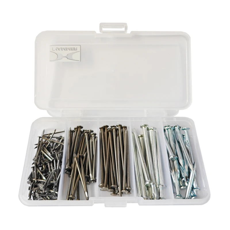 میخ هامر مدل فولادی و آهنی کد Home FIX بسته 205 عددی