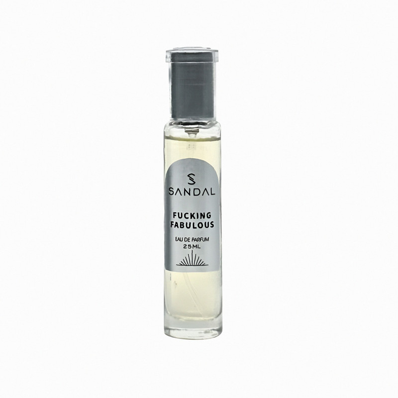 عطر جیبی مردانه صندل مدل فابیلوس با رایحه تلخ حجم ۲۵ میلی لیتر