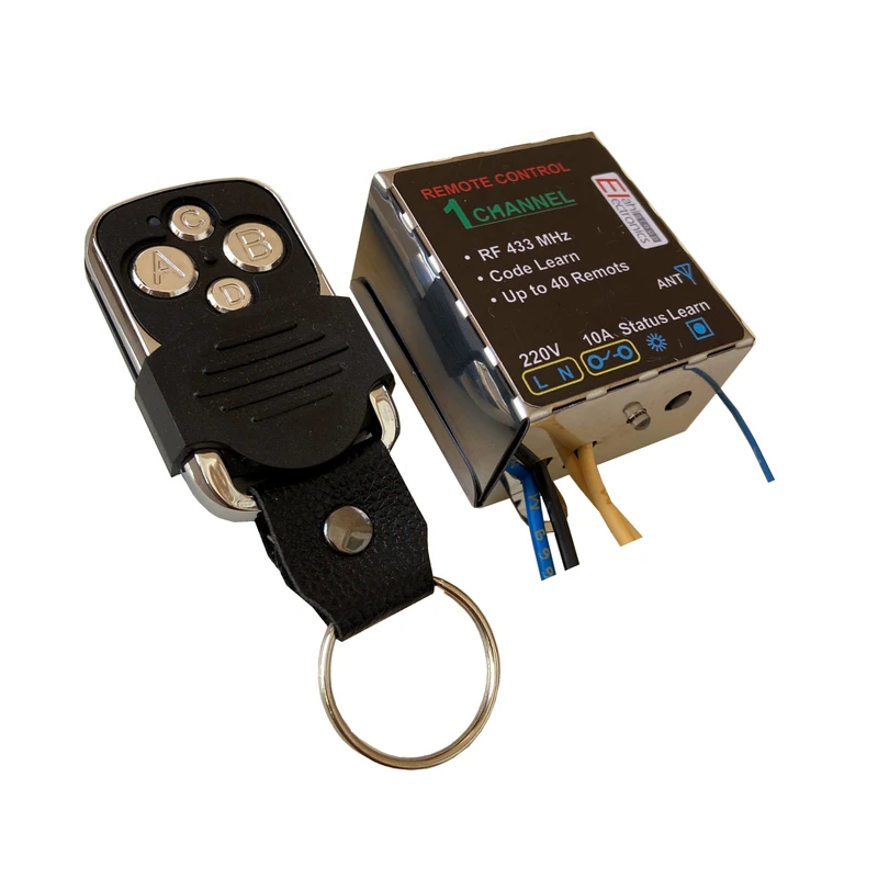 ریموت کنترل تک کانال الکترونیک الهی مدل 433MHz