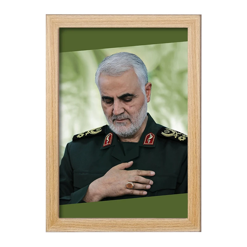 تابلو خندالو مدل سردار حاج قاسم سلیمانی  کد 12614