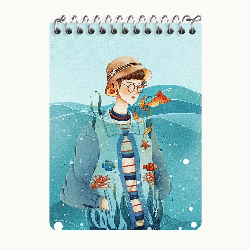 دفتر یادداشت 50 برگ خندالو طرح پسرانه کد N3107