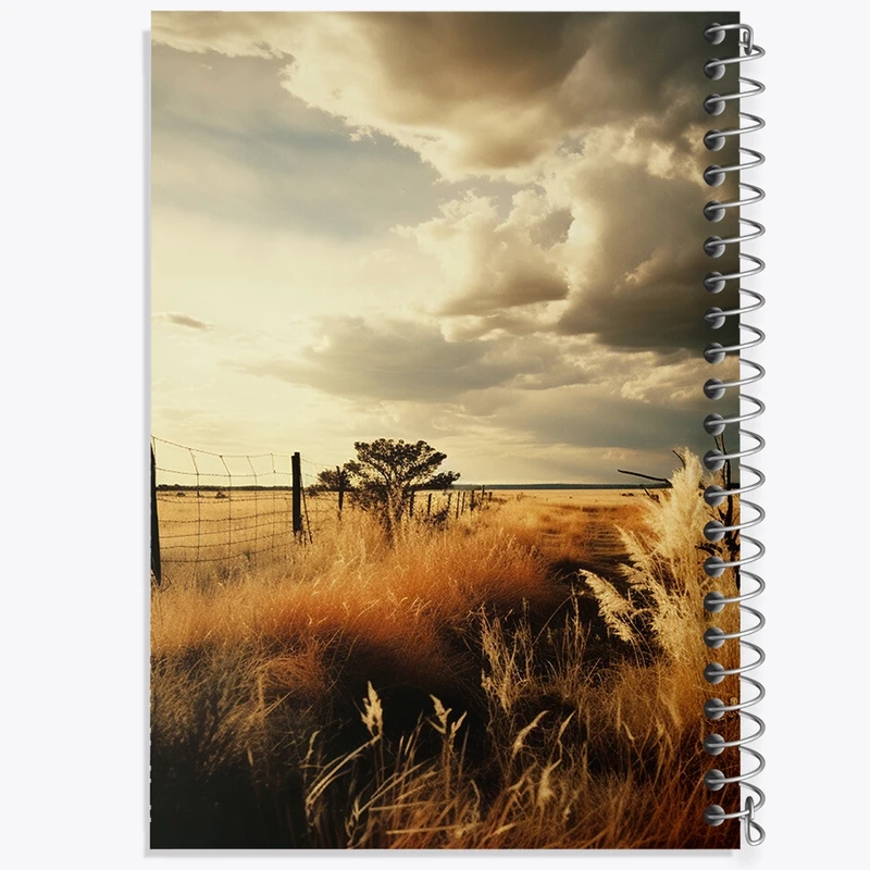 دفتر مشق 50 برگ خندالو طرح منظره کد F488