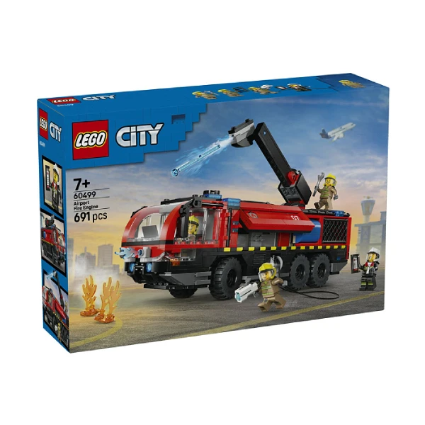 لگو 691 تکه سری سیتی مدل Airport Fire Truck 60499