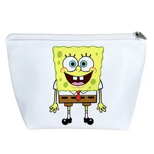 کیف لوازم آرایش دخترانه خندالو مدل باب اسفنجی کد 5744