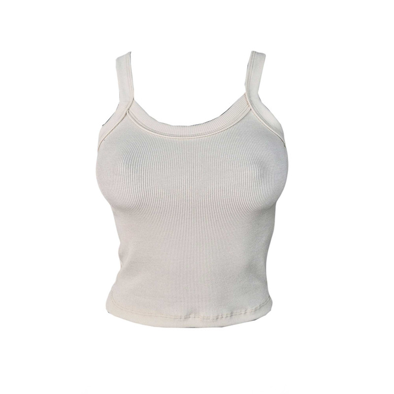 ست تاپ و دامن زنانه مدل گت دار 1235 رنگ کرم