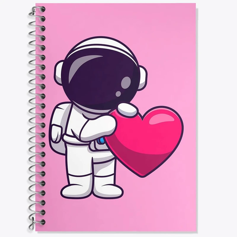 دفتر لغت 50 برگ خندالو مدل فضانورد کد 25120