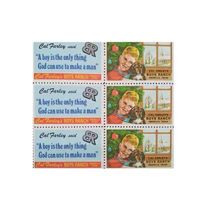 تمبر یادگاری مدل کودک مجموعه 6 عددی