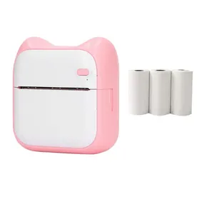 پرینتر لیبل زن ناب سل مدل  پرتابل شارژی کد PN-NAAB00555 به همراه سه عدد رول کاغذی