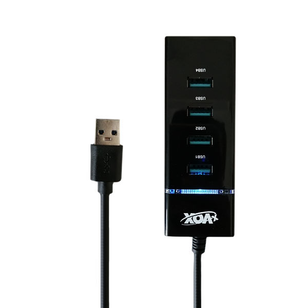 هاب 4 پورت USB3.0 اکس وکس مدل x-818