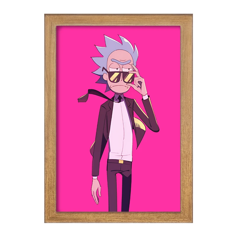 تابلو خندالو مدل ریک و مورتی (Rick and Morty) کد F4011