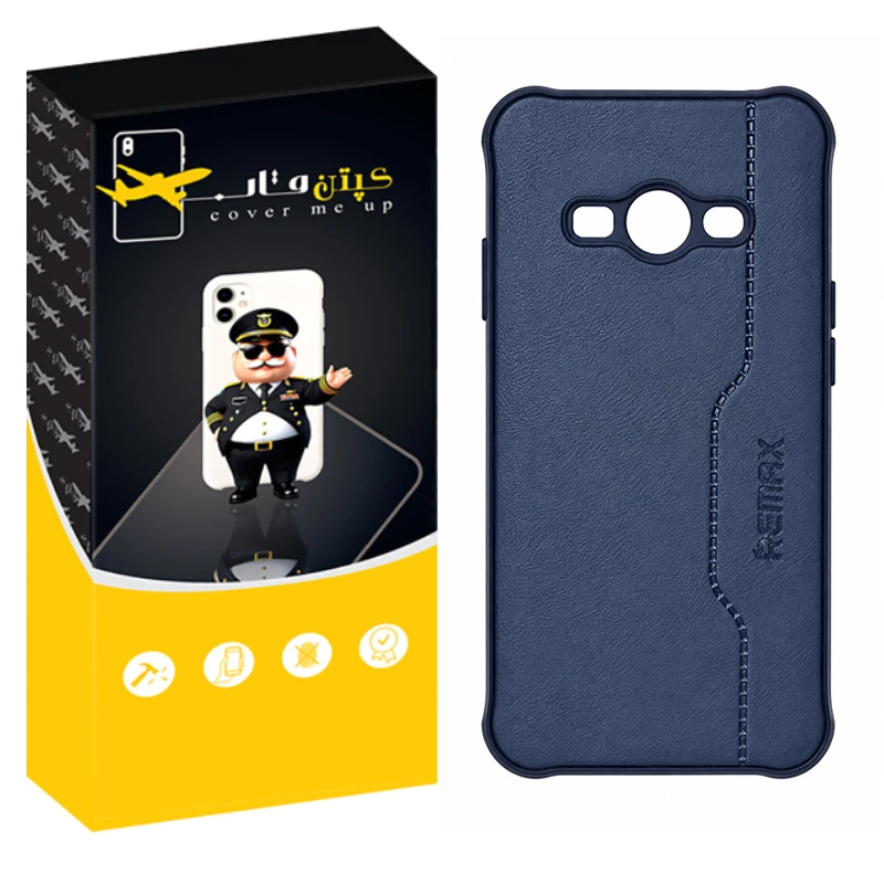 کاور کپتن قاب مدل چرم RMX مناسب برای گوشی موبایل سامسونگ Galaxy J110
