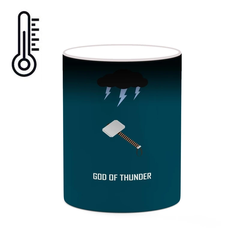 ماگ حرارتی کاکتی طرح گاد آف وار God Of War مدل mgh40816