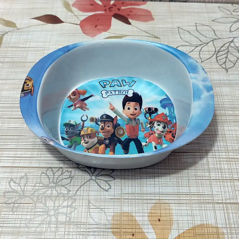 کاسه کودک طرح سگ های نگهبان کد 001