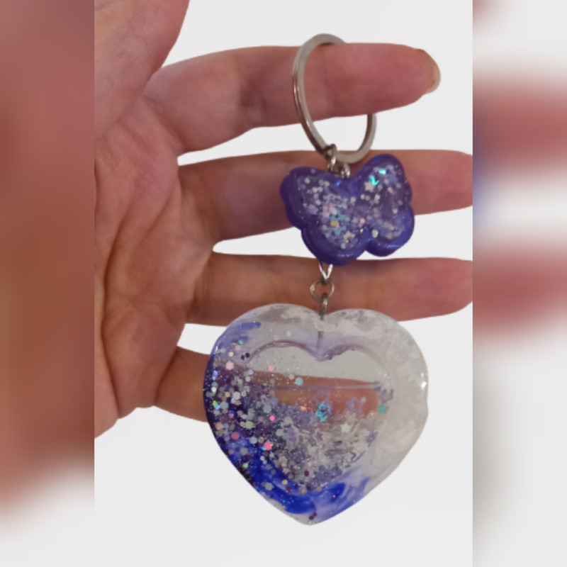 جاکلیدی زنانه مدل قلب آکواریومی جاکلیدی زنانه مدل قلب آکواریومی