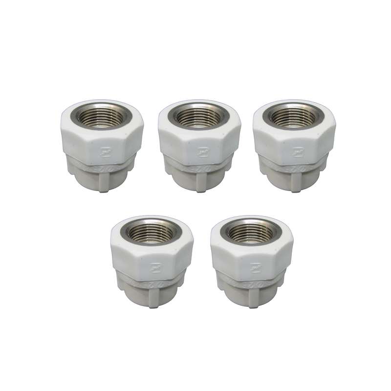 اتصال بوشن یکسر فلز کد ۲۵ بسته ۵ عددی