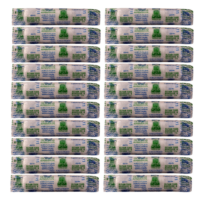 باند پانسمان التیام توس مدل کنار بافت مجموعه 20 عددی