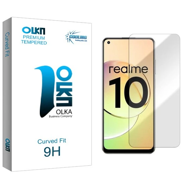 محافظ صفحه نمایش کولینگ مدل Olka مناسب برای گوشی موبایل ریلمی 10 4G