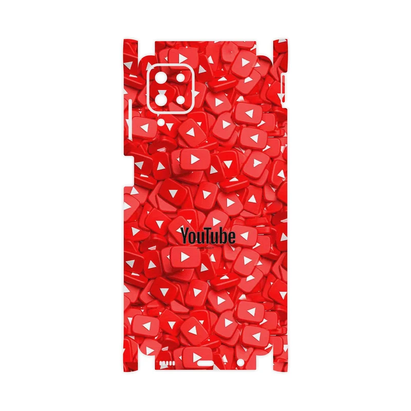برچسب پوششی ماهوت مدل Youtube-FullSkin مناسب برای گوشی موبایل سامسونگ Galaxy A12