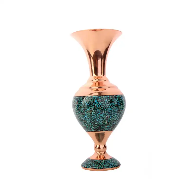 گلدان فیروزه کوبی آرانیک کد 1015700039