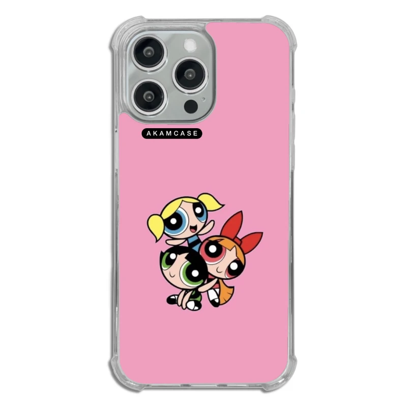 کاور آکام مدل AMCWTA15PROMAX-POWERPUFF GIRLS11 مناسب برای گوشی موبایل اپل iPhone 15 Pro Max