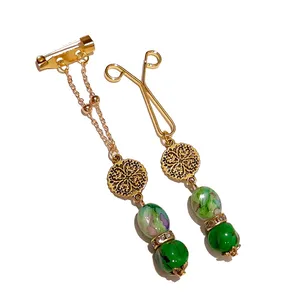 ست گیره روسری و سنجاق سینه زنانه مدل PMPC09