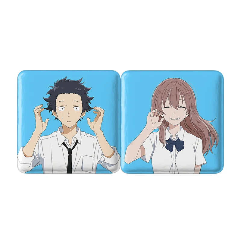 مگنت خندالو مدل انیمه صدای خاموش A Silent Voice کد A91 مجموعه 2 عددی
