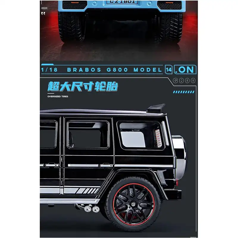 ماکت ماشین مدل مرسدس بنز جی کلاس Mercedes-Benz G-class brabos 800