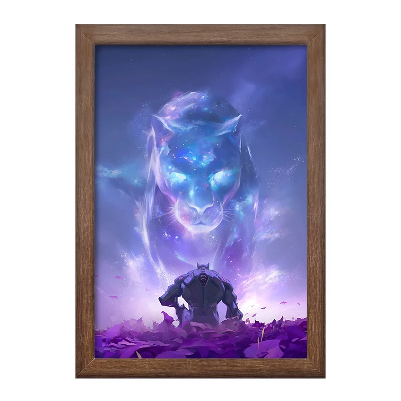 تابلو خندالو طرح Black Panther کد F10740