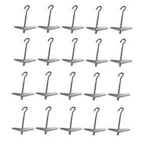 قلاب پروانه ای مدل P-100-20 بسته 20 عددی 