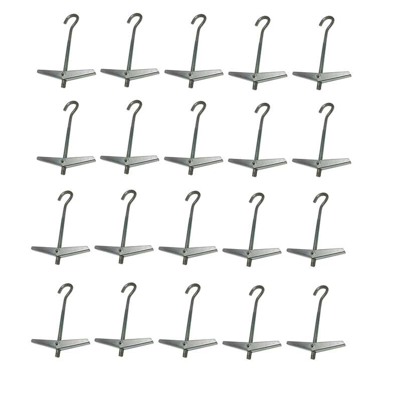 قلاب پروانه ای مدل P-100-20 بسته 20 عددی