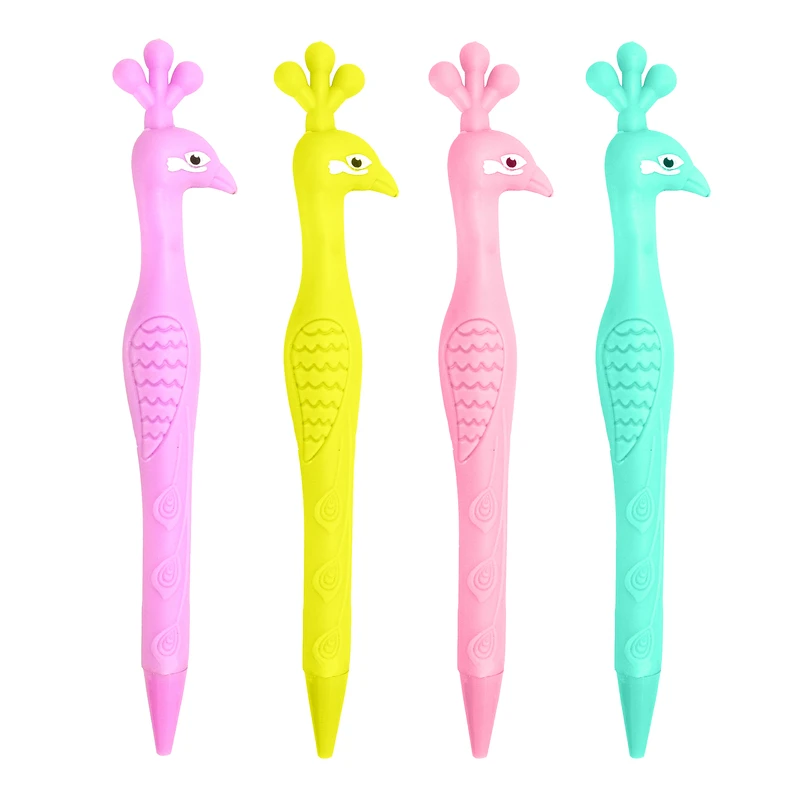 مداد نوکی 0.5 میلی متری طرح طاووس بسته 4 عددی