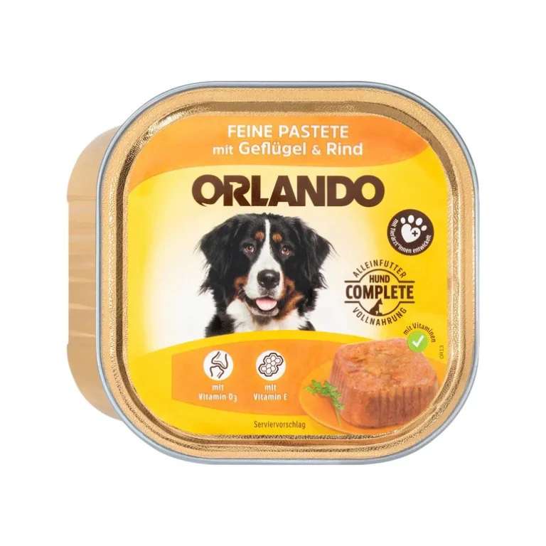 غذای خشک سگ اورلاندو مدل گوساله و مرغ وزن 300 گرم