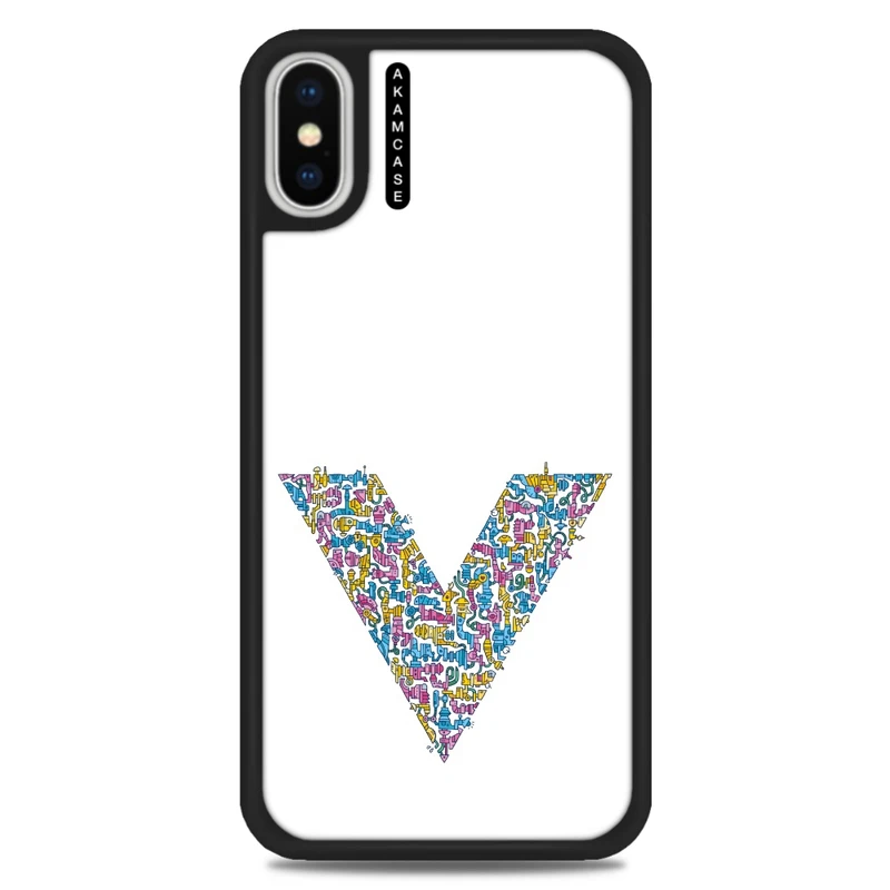 کاور آکام مدل AMC-WAXSM-ALPHADOODLEBET-22 مناسب برای گوشی موبایل اپل iPhone Xs Max