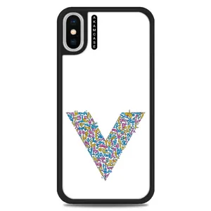 AKAM AMC-WAX-ALPHADOODLEBET-22 Cover For Apple iPhone X/Xs