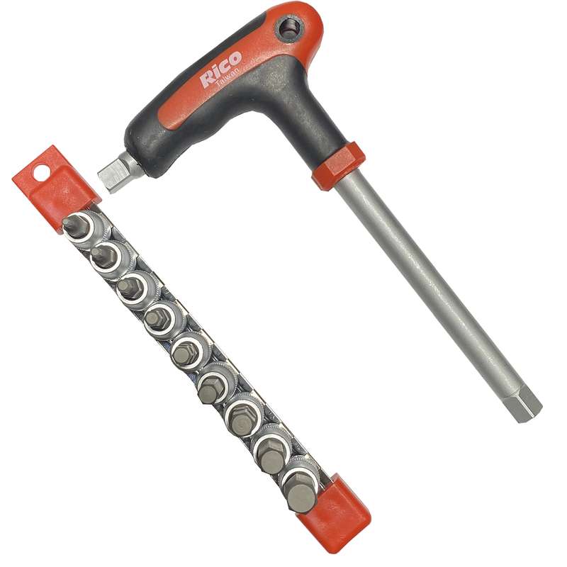 مجموعه 8 عددی آچار بکس آلنی ریکو تولز مدل 14SBST3810HEX
