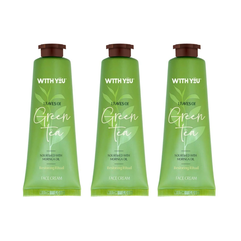 کرم مرطوب کننده ویت یو مدل Green Tea حجم 50 میلی لیتر مجموعه 3 عددی